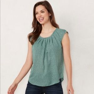 Lauren Conrad Pleated Top